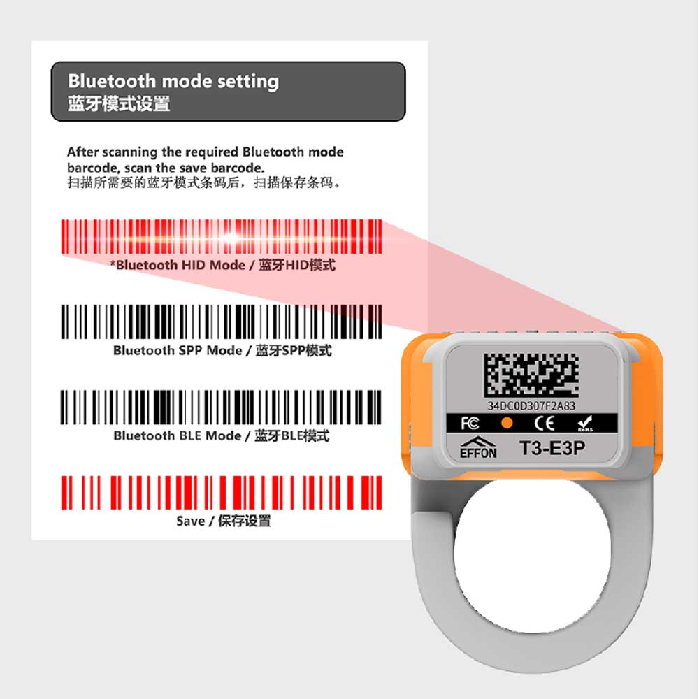 T3 Ring Barcode Scanner